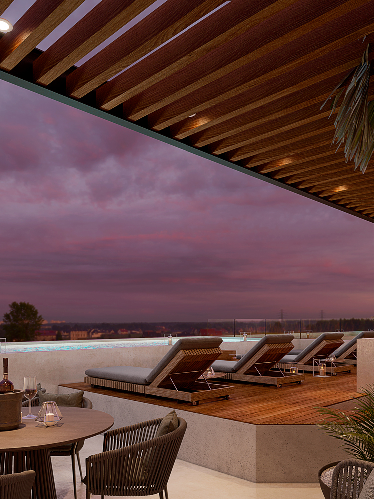 Roof garden / Piscina